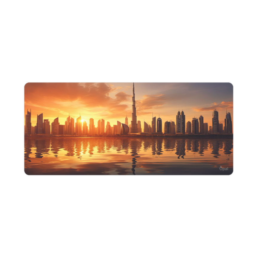 DUBAI'S URBAN SKYLINE DESK PAD