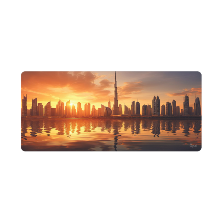 DUBAI'S URBAN SKYLINE DESK PAD