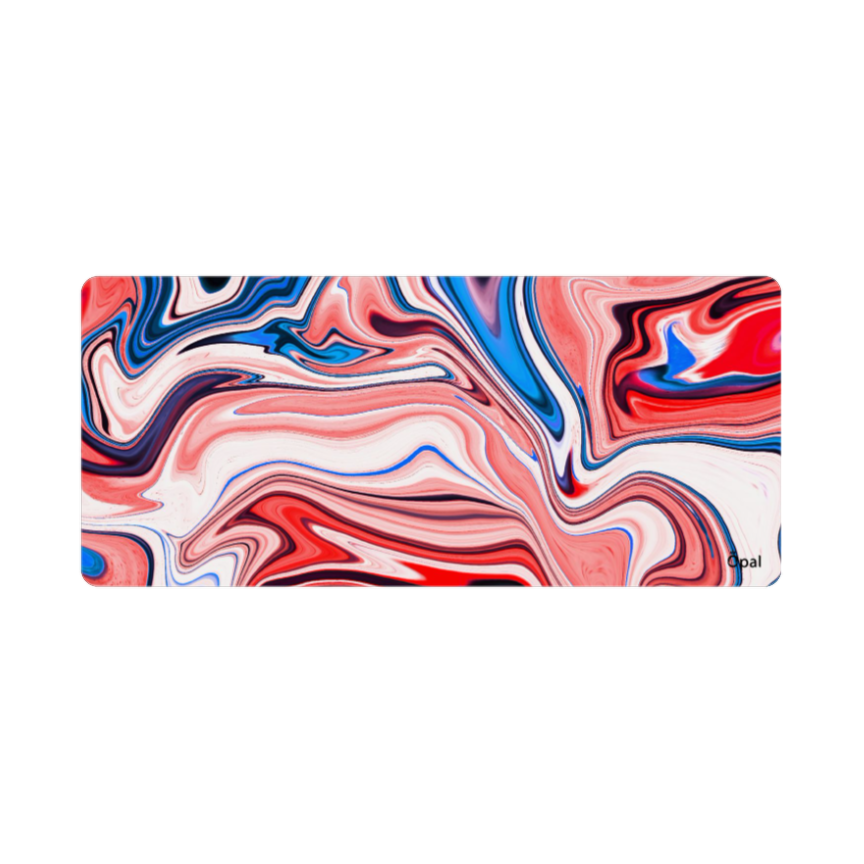 PINK & BLUE LIQUID DESK PAD