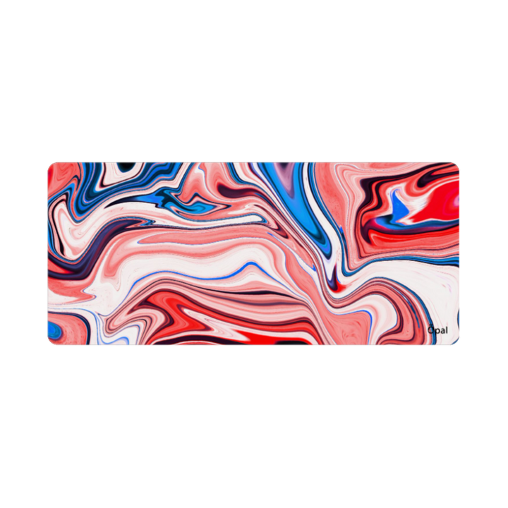 PINK & BLUE LIQUID DESK PAD
