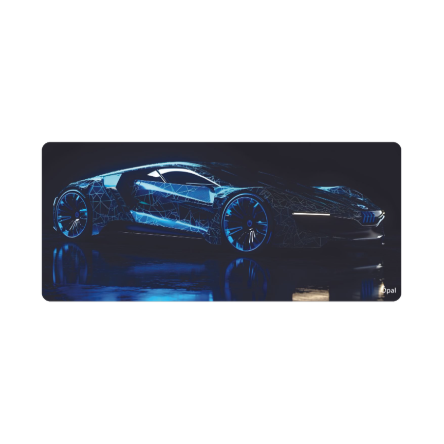 HOLOGRAPHIC ELECTRIC CAR SHOWCASE DESK PAD