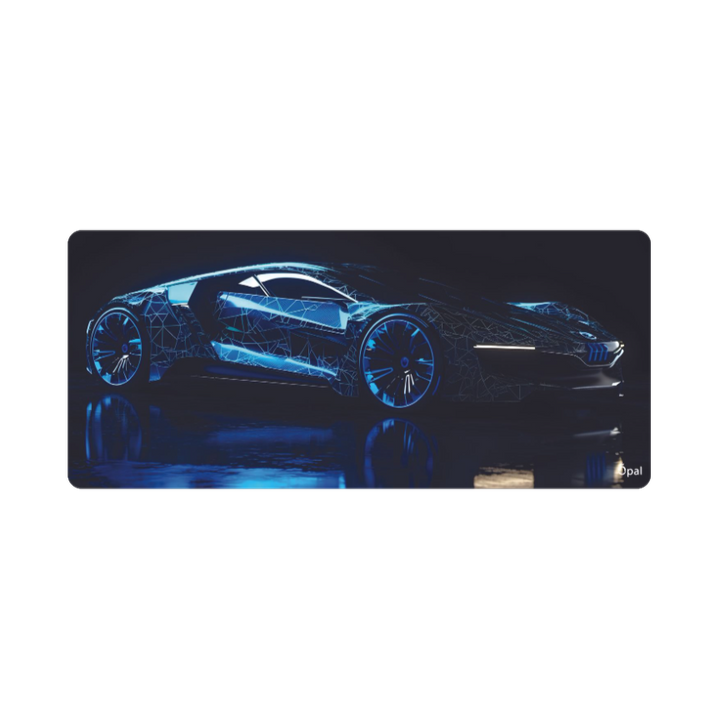 HOLOGRAPHIC ELECTRIC CAR SHOWCASE DESK PAD