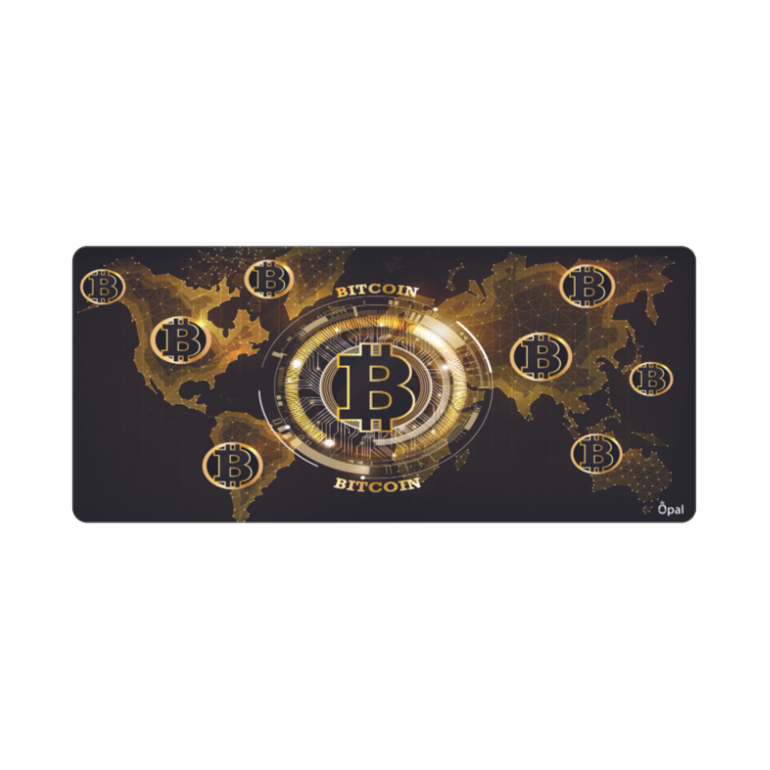 Global Golden Bitcoin DESK PAD