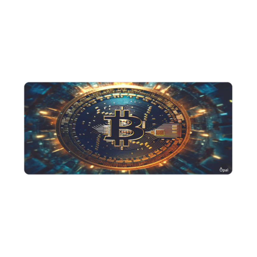 Embracing Virtual Cryptocurrency DESK PAD