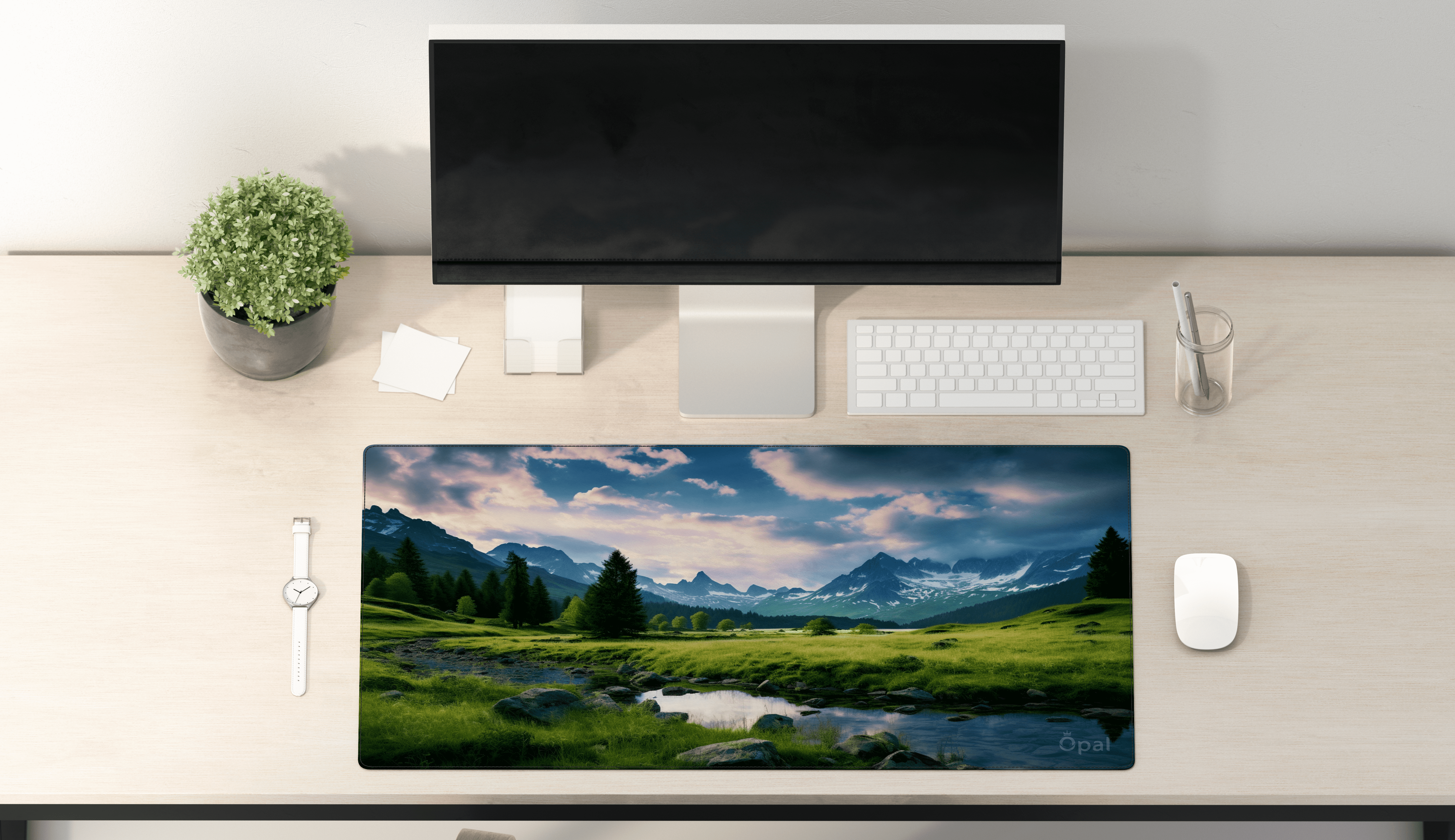 NATURE LANDSCAPE DESK PAD