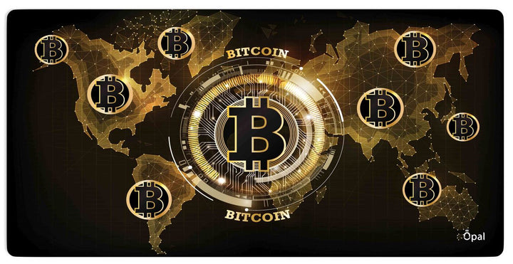 Global Golden Bitcoin DESK PAD