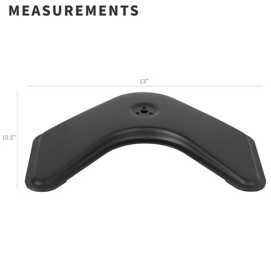 Base autoportante pour support de moniteur OPE-55