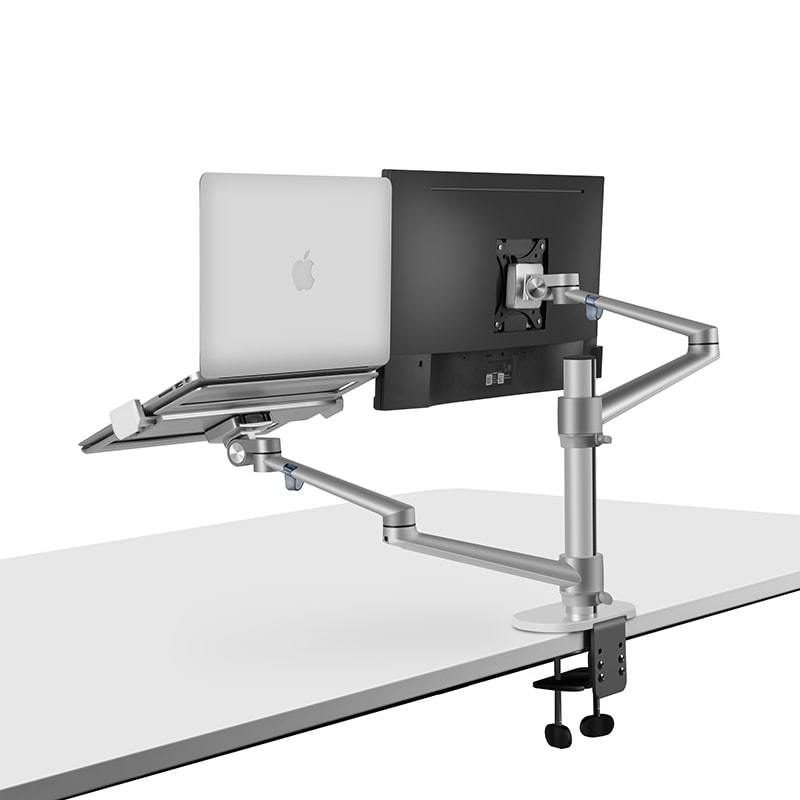 Support with articulated arms For laptop and Monitor OPE-17