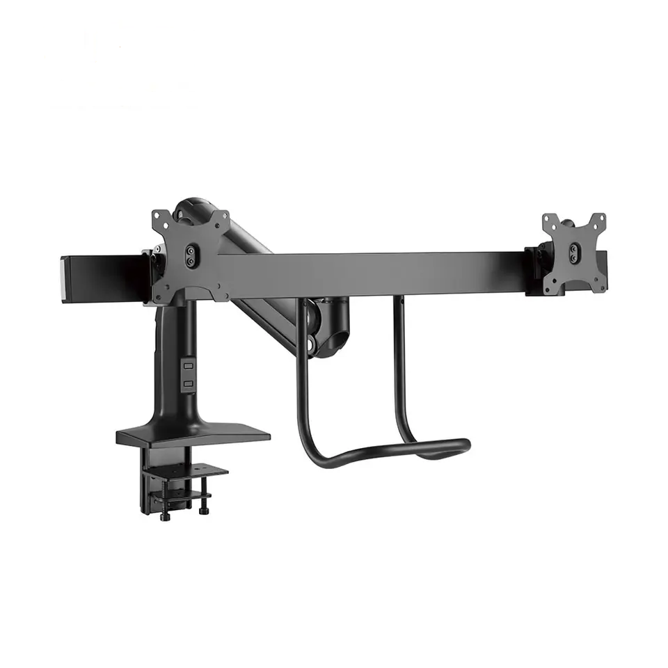 Bras Double moniteur  avec ressort à gaz OPE-133 - Opal-mobilier de bureau casablanca