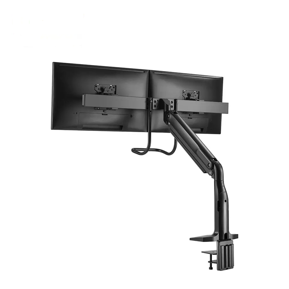 Bras Double moniteur  avec ressort à gaz OPE-133 - Opal-mobilier de bureau casablanca
