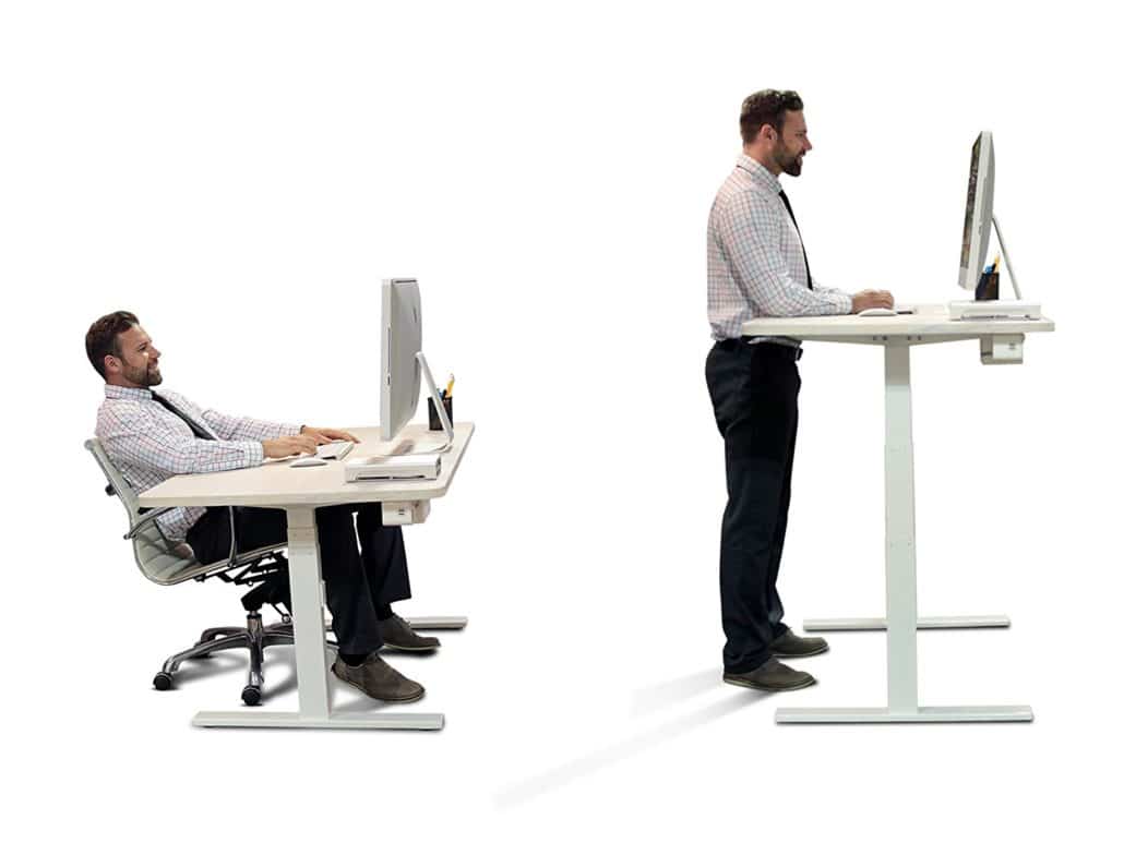 Châssis de Bureau Assis Debout OPE2M3S (2 moteurs) - Opal-mobilier de bureau casablanca