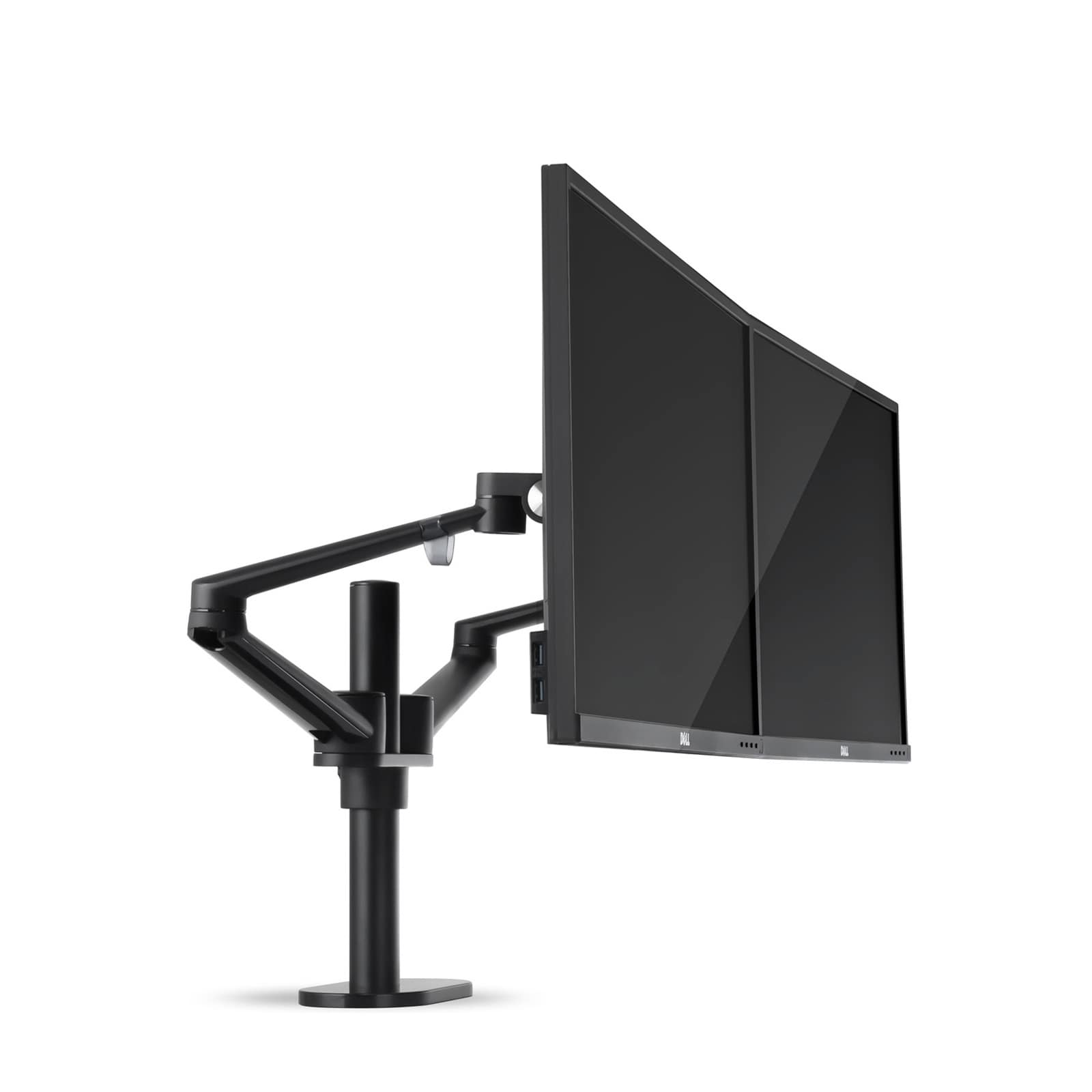 Double arm stand for OPE-19 monitors