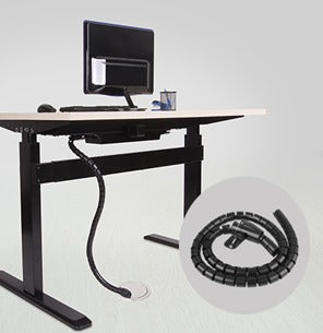 Manchon Organisateur des câbles  en spirale OPE-144 - Opal-mobilier de bureau casablanca