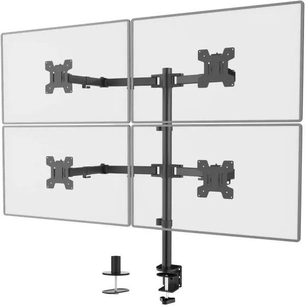 Support QUATRE moniteurs OPE-11 - Opal-mobilier de bureau casablanca