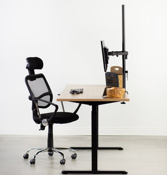 Support de bureau extra-haut pour deux moniteurs OPE-66 - Opal-mobilier de bureau casablanca