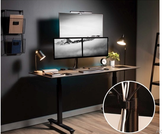 Support de bureau pour trois moniteurs OPE-67 - Opal-mobilier de bureau casablanca