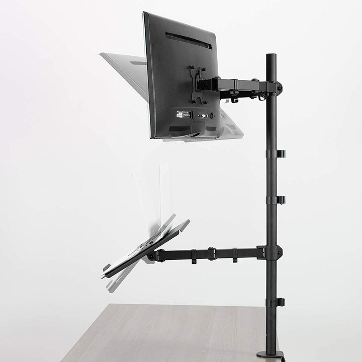 Support deux moniteurs et ordinateur portable OPE-45 - Opal-mobilier de bureau casablanca