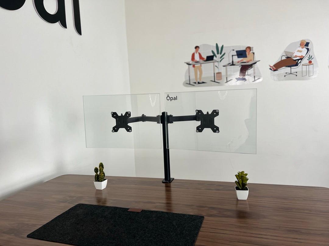 Support pour DEUX moniteurs OPE-6 - Opal-mobilier de bureau casablanca