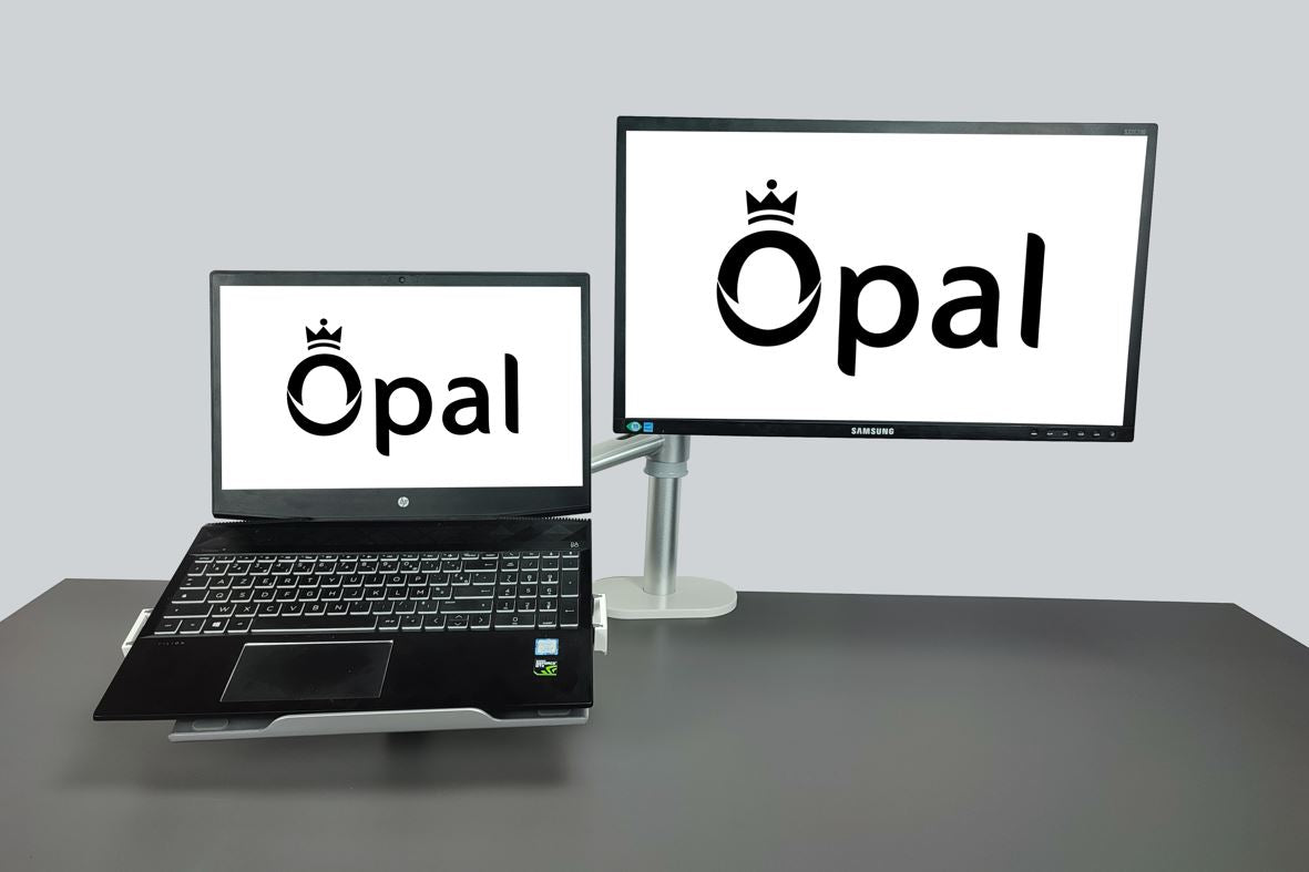 Support à bras articulés Pour laptop et Moniteur OPE-17 – Opal